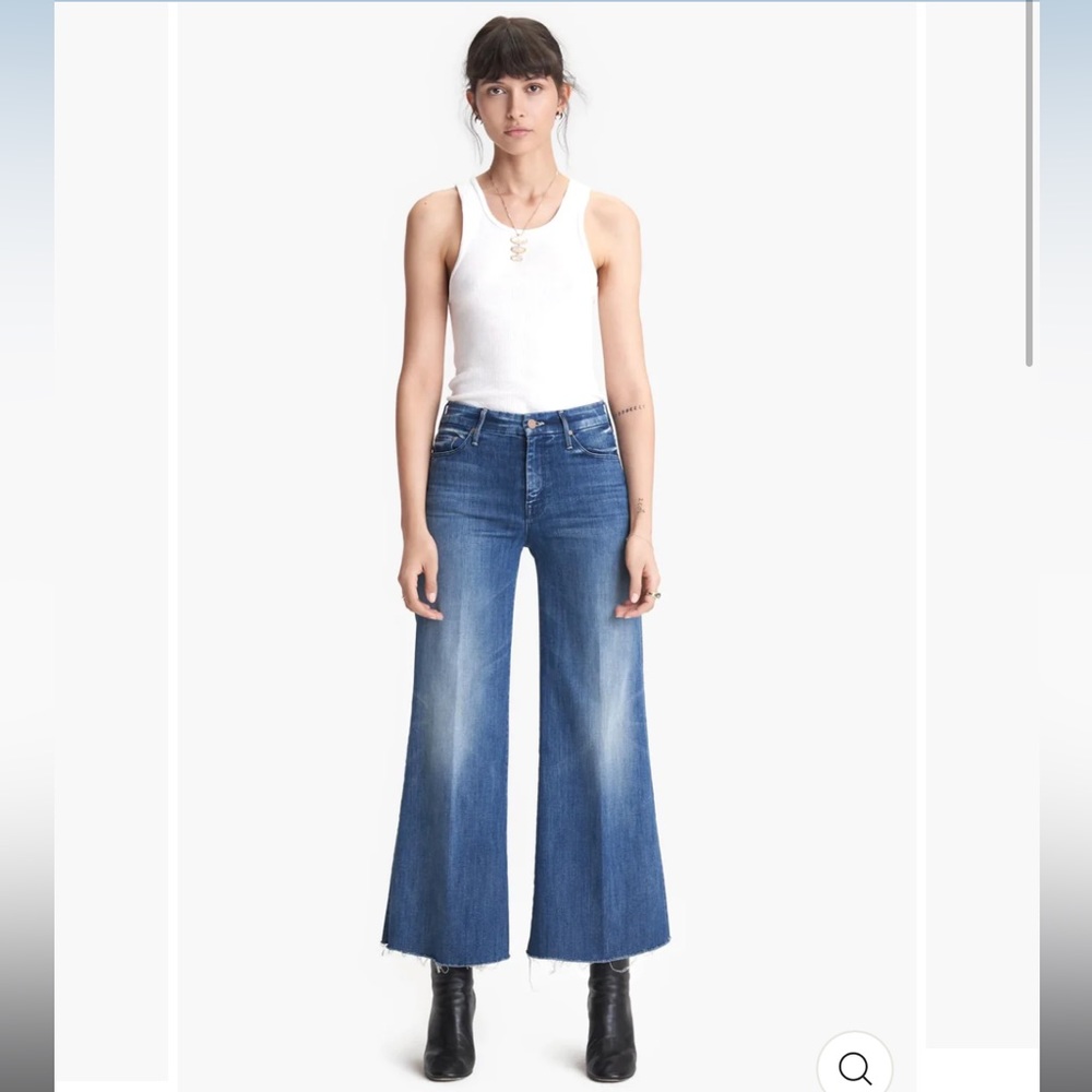 Mother Denim Jeans: Roller Ankle Fray